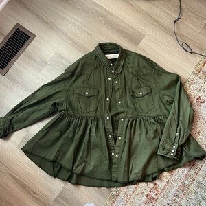 We The Free Green Utility Jacket